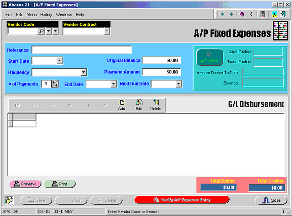 fixed expenses