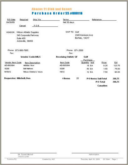 purchasing system integrations purchase order online system