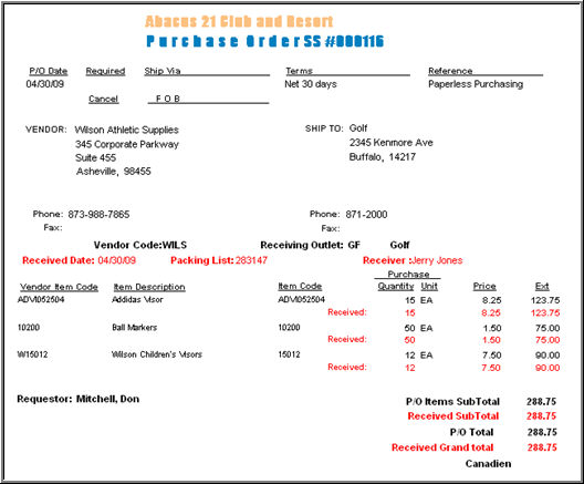 Purchasing System Integrations